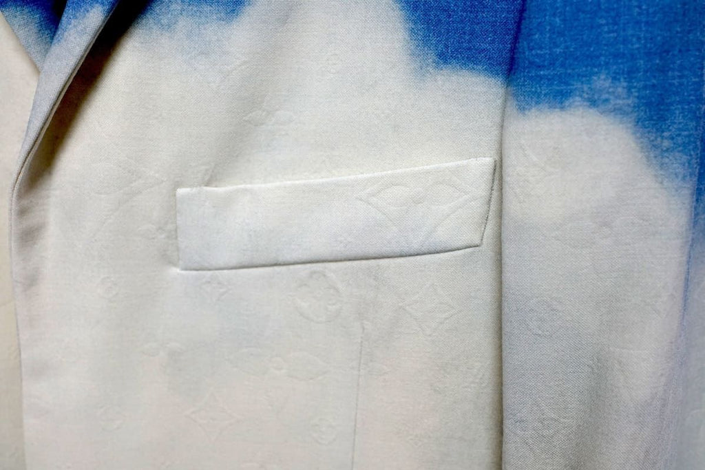 LOUIS VUITTON 22AW RM202 YFD HJJ94W Tailored Jacket Blue Sky Size 44 - Brand New