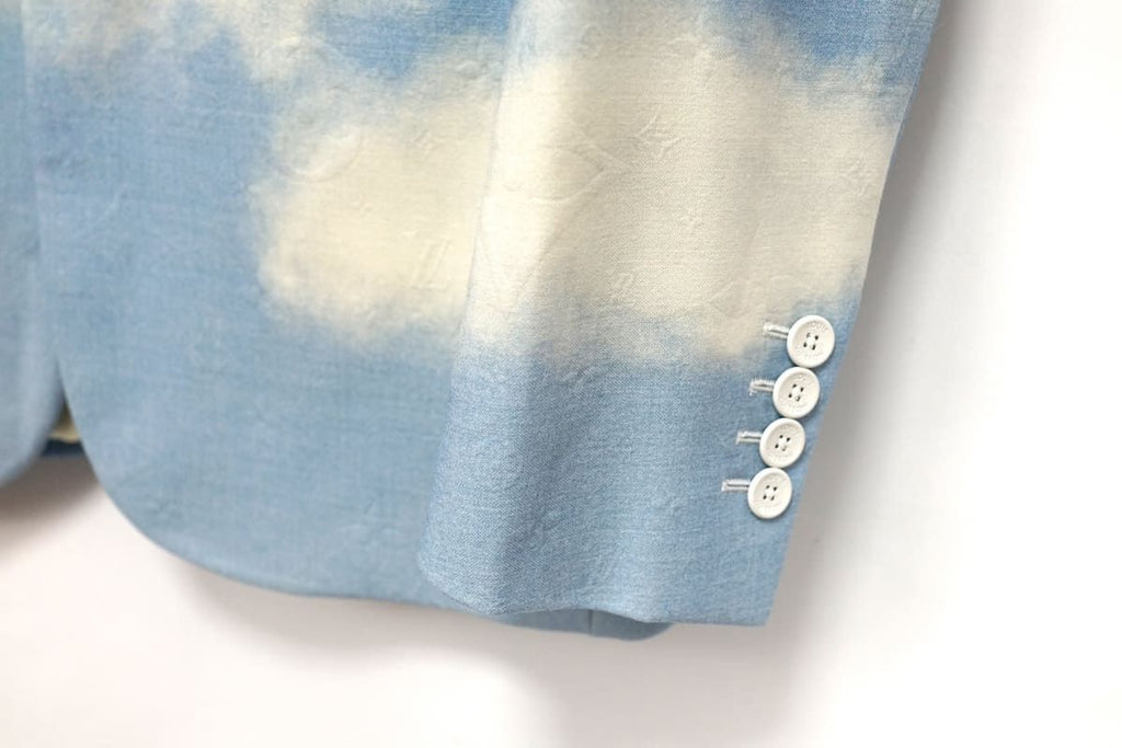 LOUIS VUITTON 22AW RM202 YFD HJJ94W Tailored Jacket Blue Sky Size 44 - Brand New