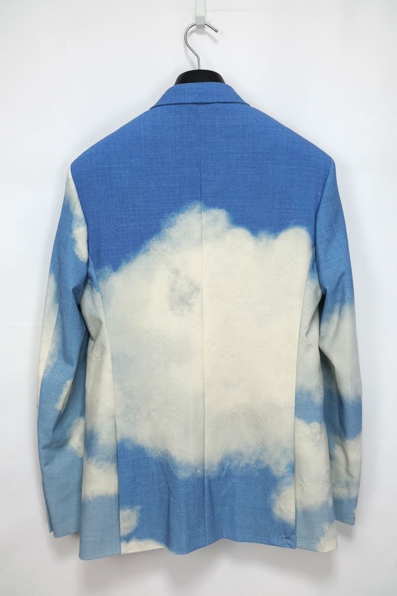 LOUIS VUITTON 22AW RM202 YFD HJJ94W Tailored Jacket Blue Sky Size 44 - Brand New