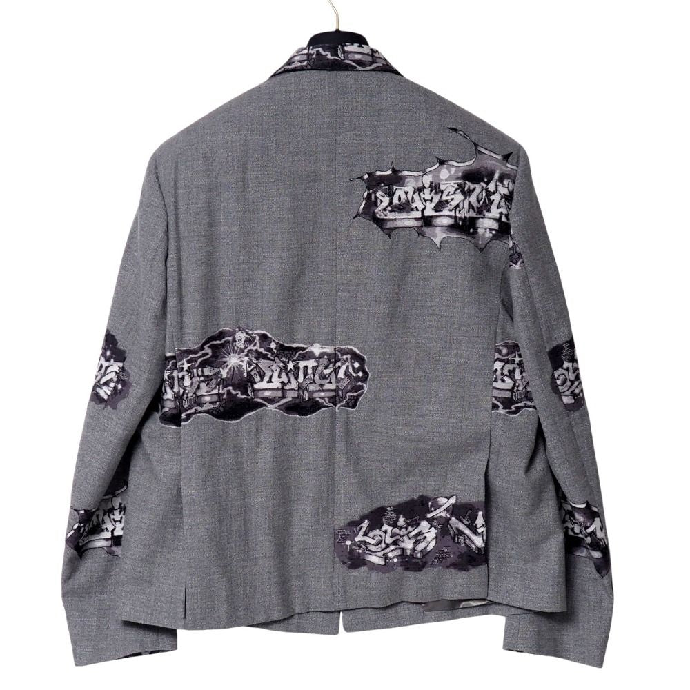 LOUIS VUITTON 2022AW LV Graffiti Summary Tailored Jacket Blazer Size 54 - Good Condition