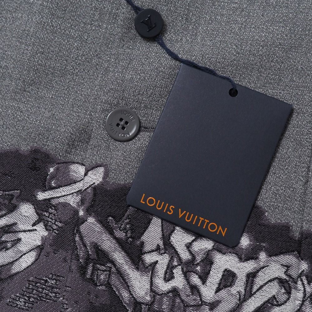 LOUIS VUITTON 2022AW LV Graffiti Summary Tailored Jacket Blazer Size 54 - Good Condition