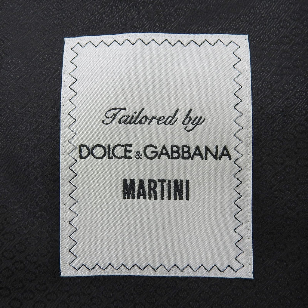 DOLCE & GABBANA MARTINI Silk Blend Jacquard All-Over Tailored Jacket Black Gold Size 44 - Near Mint