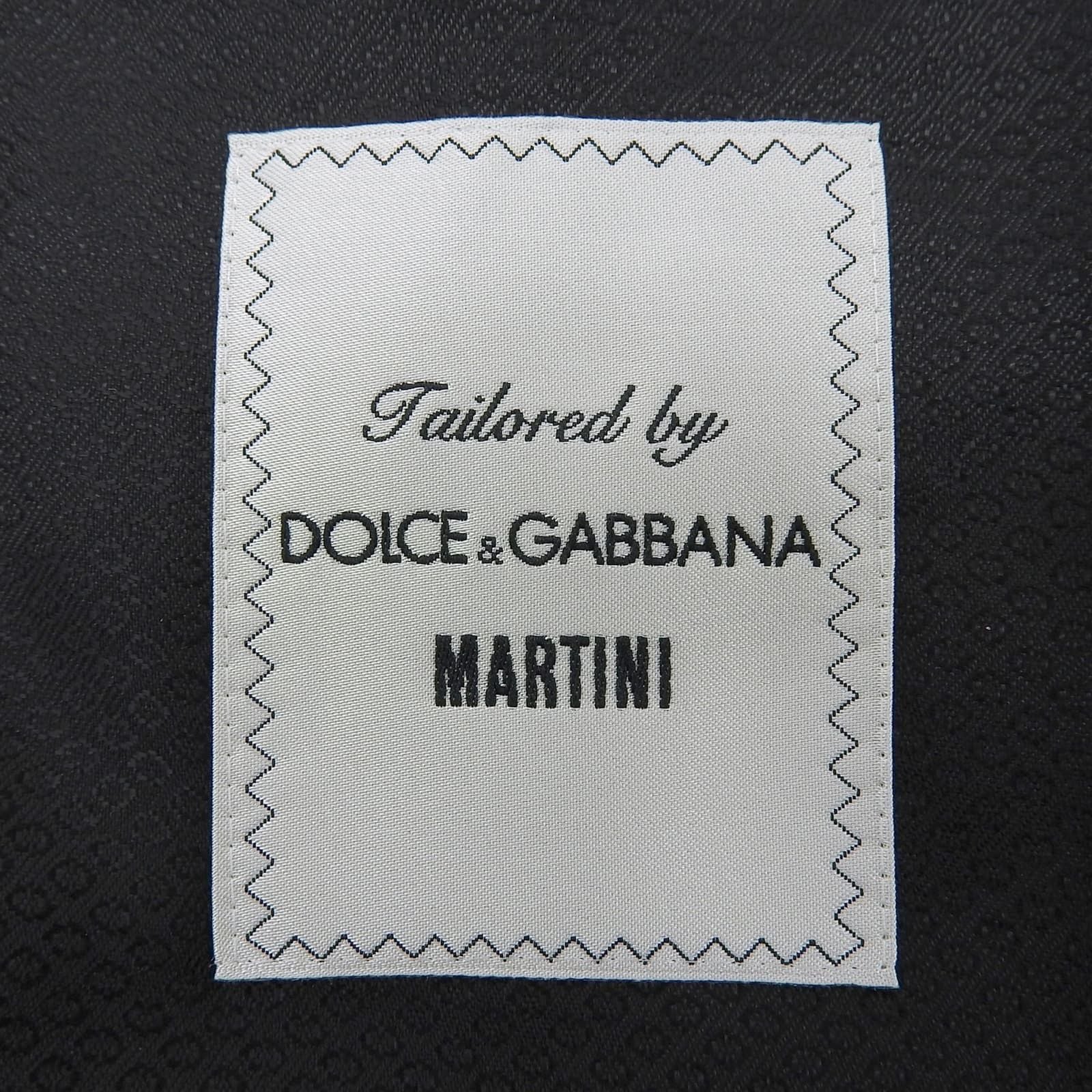 DOLCE & GABBANA MARTINI Silk Blend Jacquard All-Over Tailored Jacket Black Gold Size 44 - Near Mint