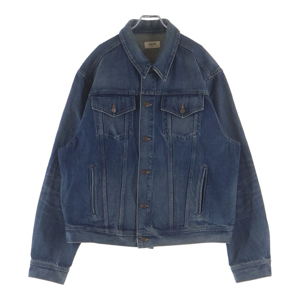CELINE 22AW Boy Doll Denim Jacket Indigo Size L