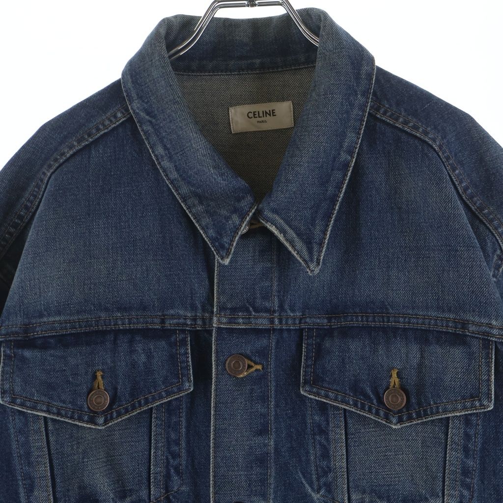 CELINE 22AW Boy Doll Denim Jacket Indigo Size L