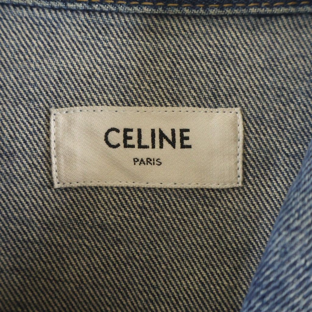 CELINE 22AW Boy Doll Denim Jacket Indigo Size L