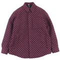 GUCCI 24AW 787904 ウール Gジャカード 長袖 パデッドシャツジャケット ワインレッド サイズ48 - 未使用品