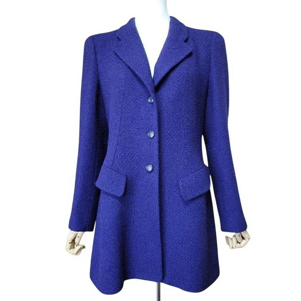 Vintage CHANEL 96C Tweed Jacket Size 42