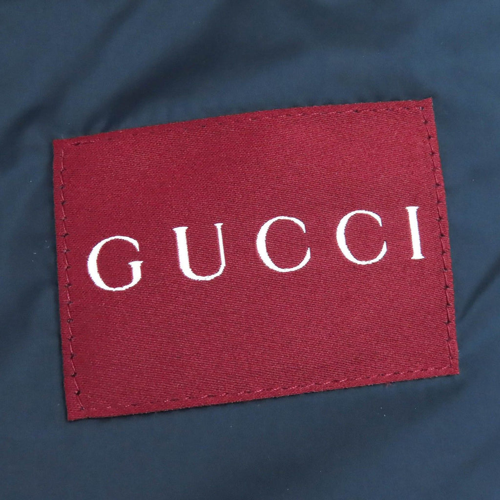 GUCCI 24AW 787904 ウール Gジャカード 長袖 パデッドシャツジャケット ワインレッド サイズ48 - 未使用品