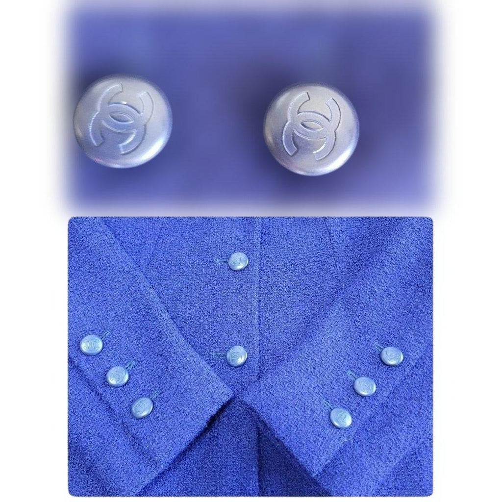 Vintage CHANEL 96C Tweed Jacket Size 42