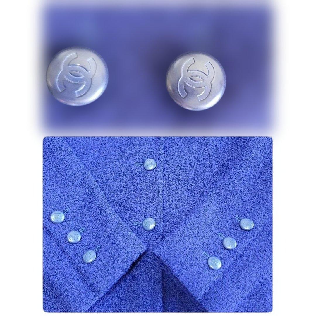 Vintage CHANEL 96C Tweed Jacket Size 42