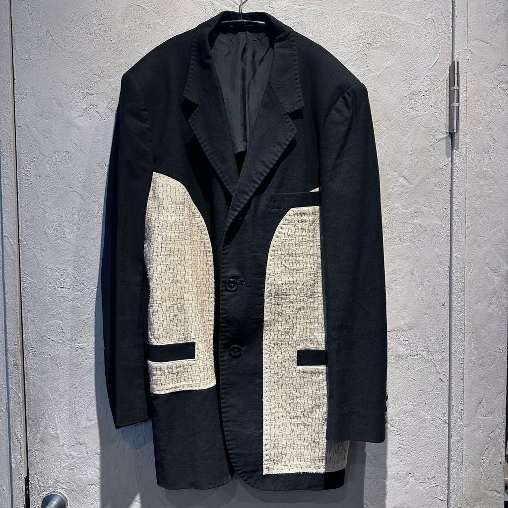 Yohji Yamamoto POUR HOMME 09SS HV-J22-013 コットンテーラードジャケット 黒 サイズ4 - 良品