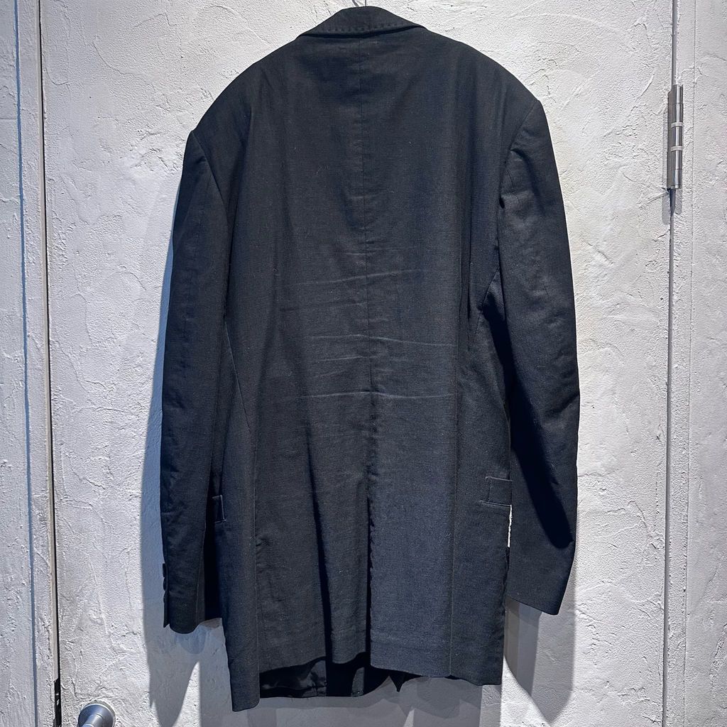 Yohji Yamamoto POUR HOMME 09SS HV-J22-013 コットンテーラードジャケット 黒 サイズ4 - 良品