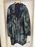 Yohji Yamamoto POUR HOMME 21SS LOOK16 Button-Open Print Denim Jacket Size 2 - Unused