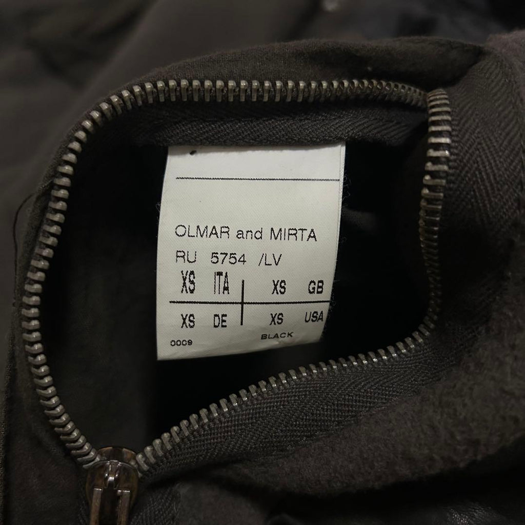 Legendary RICK OWENS Early Era Leather Trench Coat Jacket