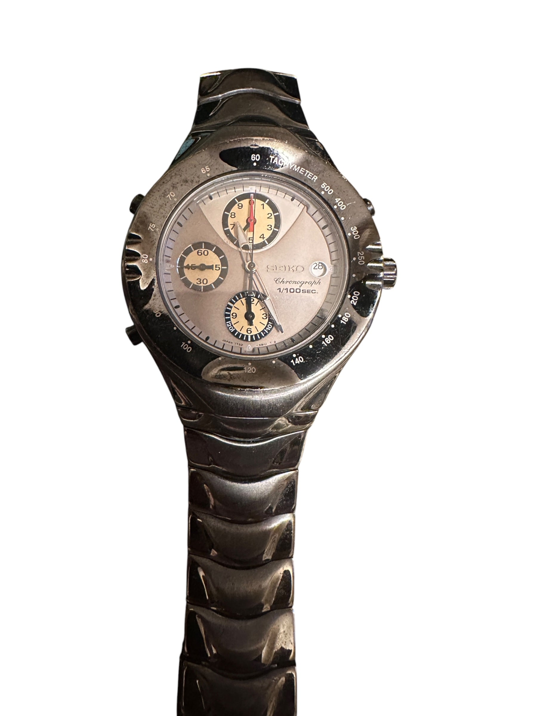 SEIKO Speedmaster Macchina Sportiva Giugiaro Design Quartz Chronograph in Black