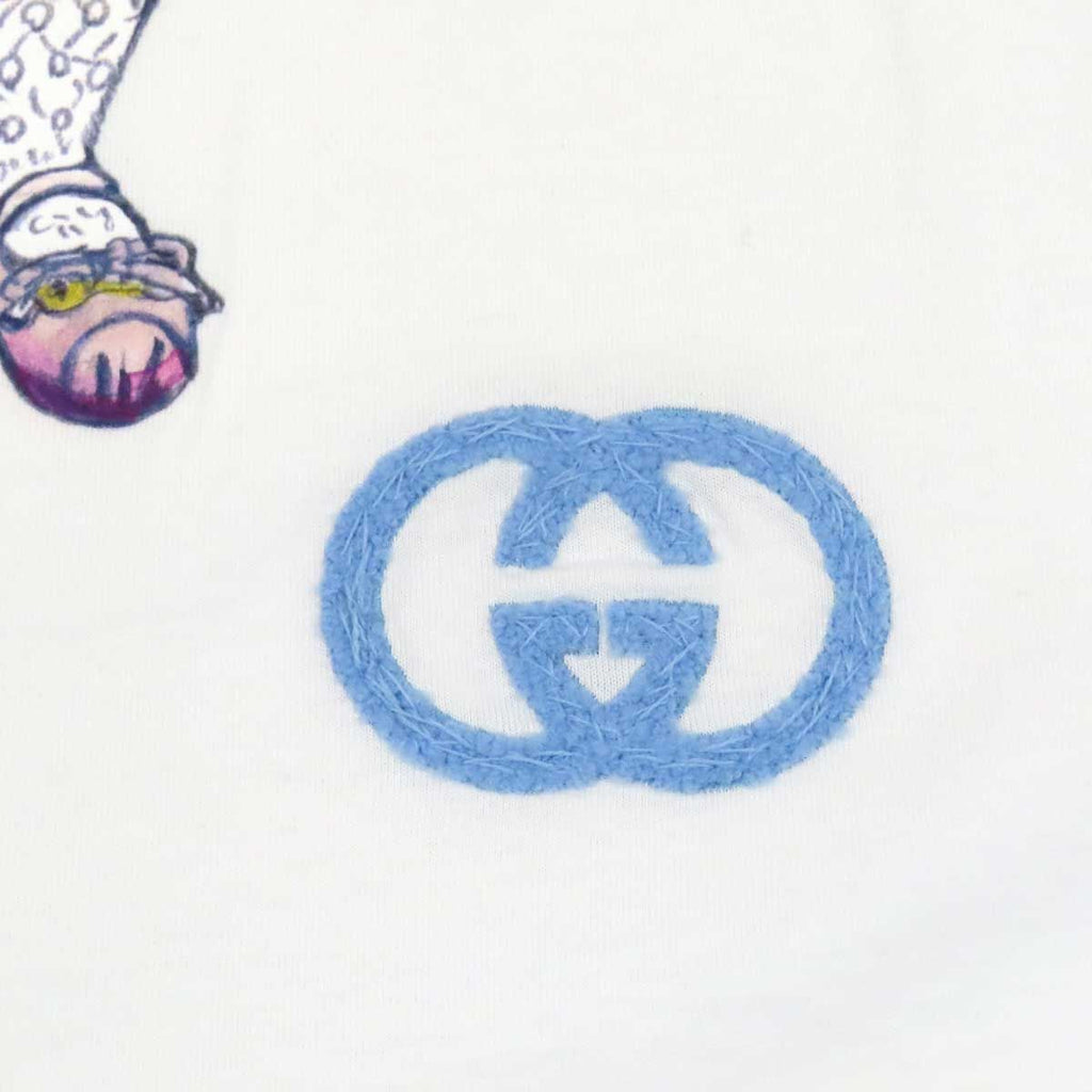 GUCCI x Higuchi Yuko Collaboration T-Shirt 837959 Men's White