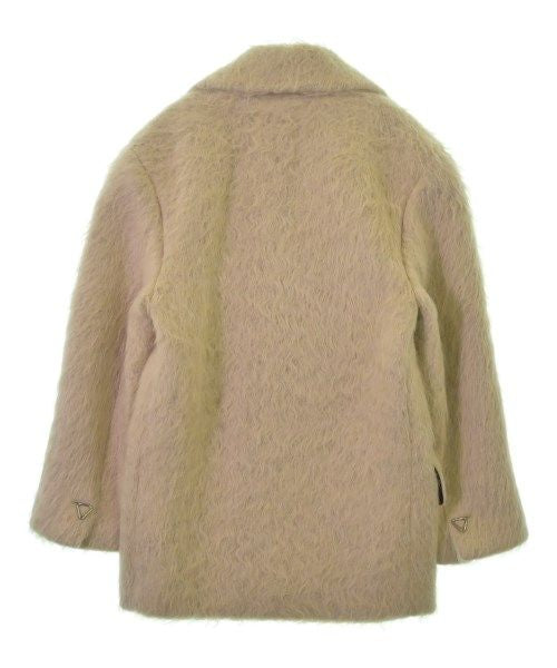 BOTTEGA VENETA Alpaca Blend Coat Beige Size 48 - Like New