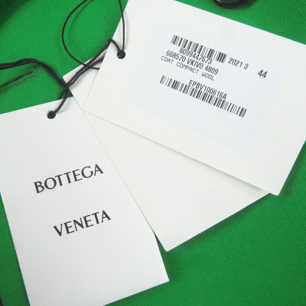 NWT BOTTEGA VENETA 21AW 668570 Oversized Double Breasted Jacket Green Size 44 - Unused