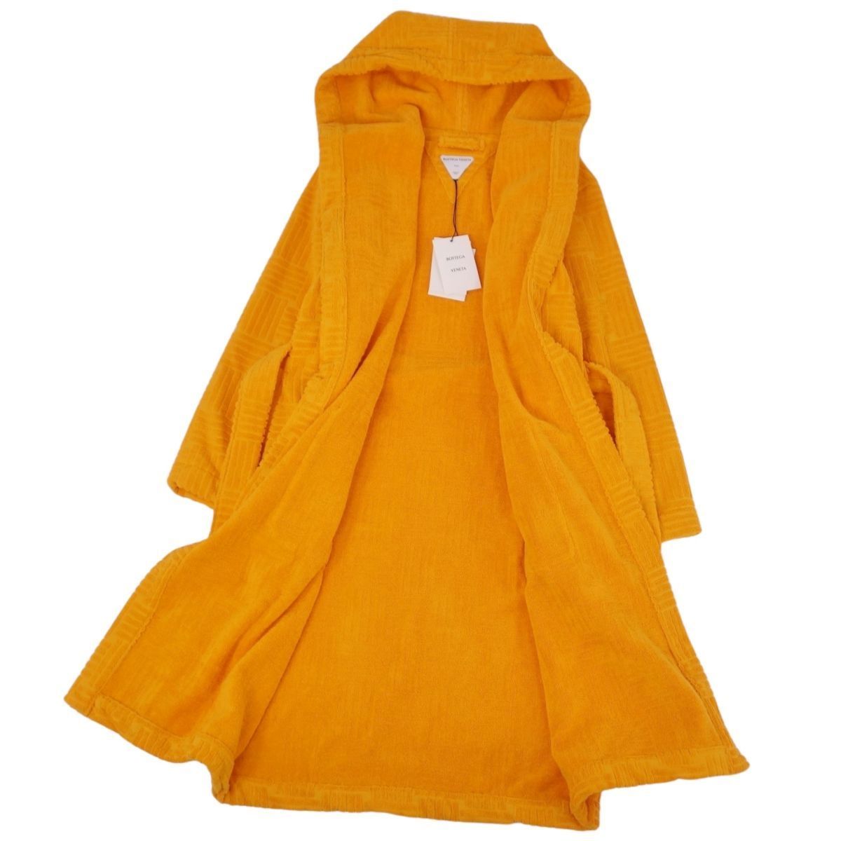NWT BOTTEGA VENETA Cotton Gown Long Coat Orange Size S - Unused