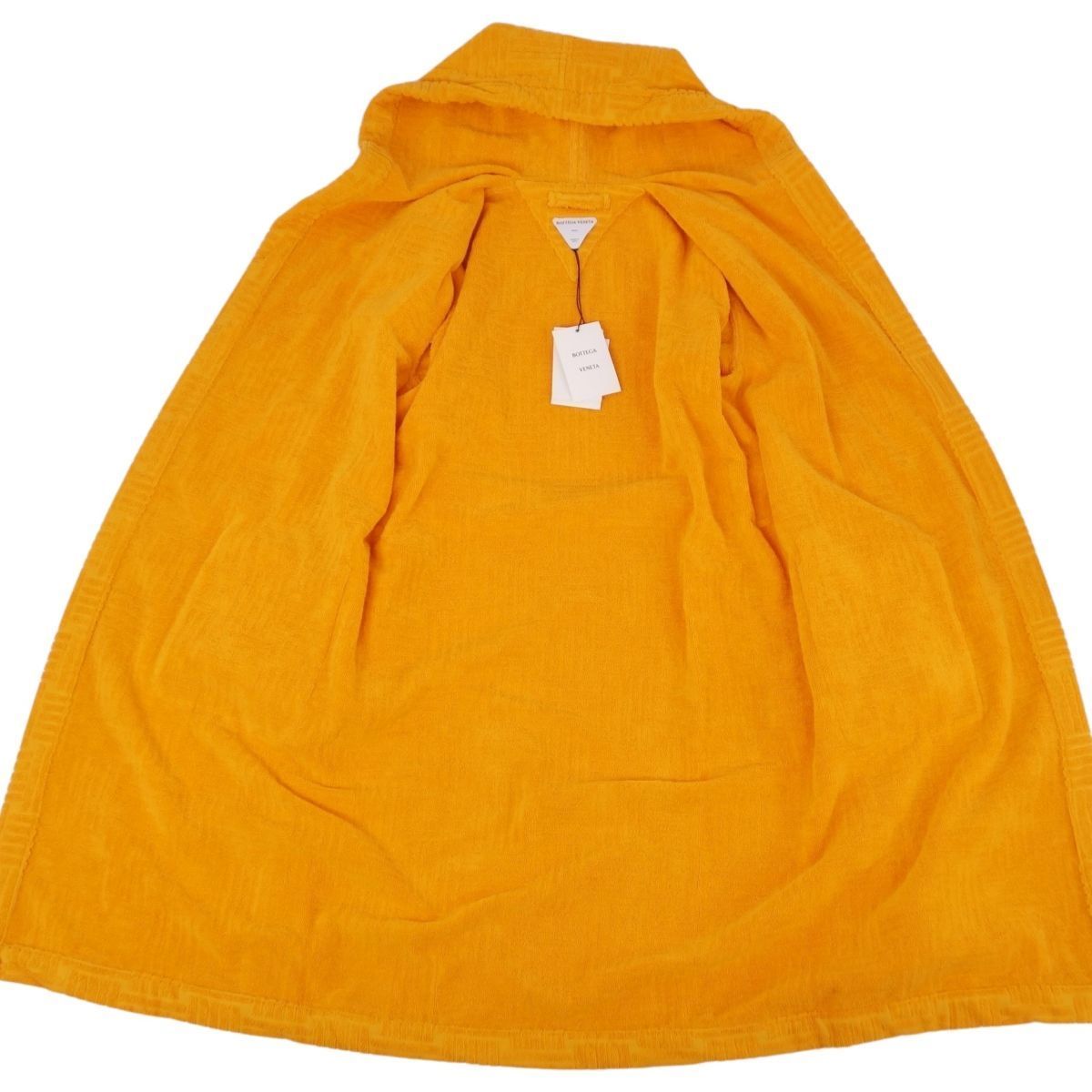 NWT BOTTEGA VENETA Cotton Gown Long Coat Orange Size S - Unused