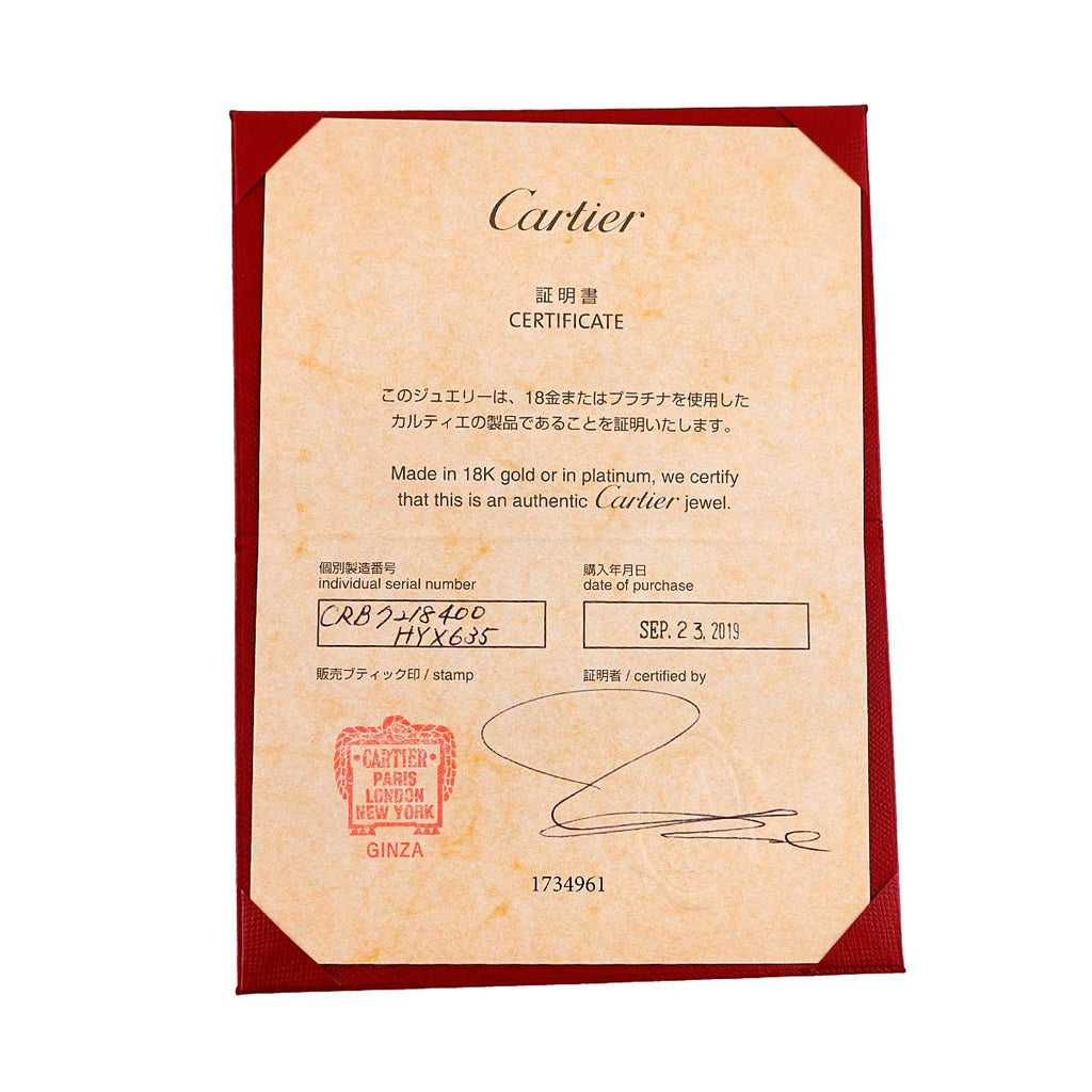 Cartier Diamants Legers d'Amour Pink Sapphire Necklace 18K Pink Gold 750 (PG)