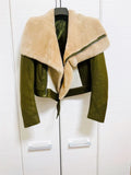 RICK OWENS ファーカラーレザージャケット サイズ42 IT - 良い状態
