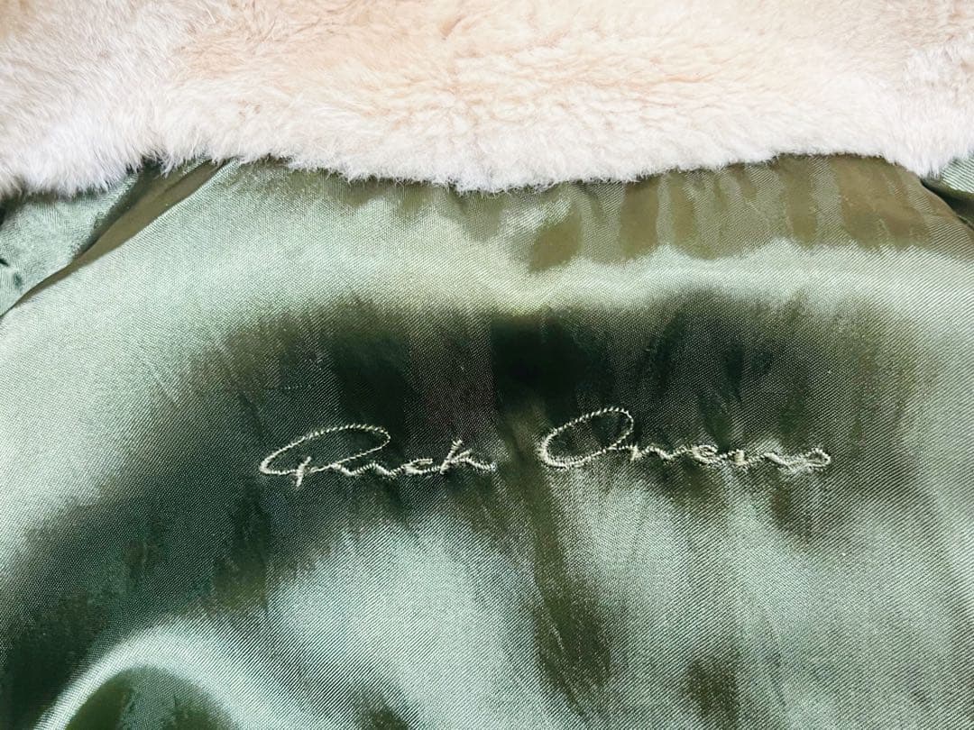 RICK OWENS ファーカラーレザージャケット サイズ42 IT - 良い状態