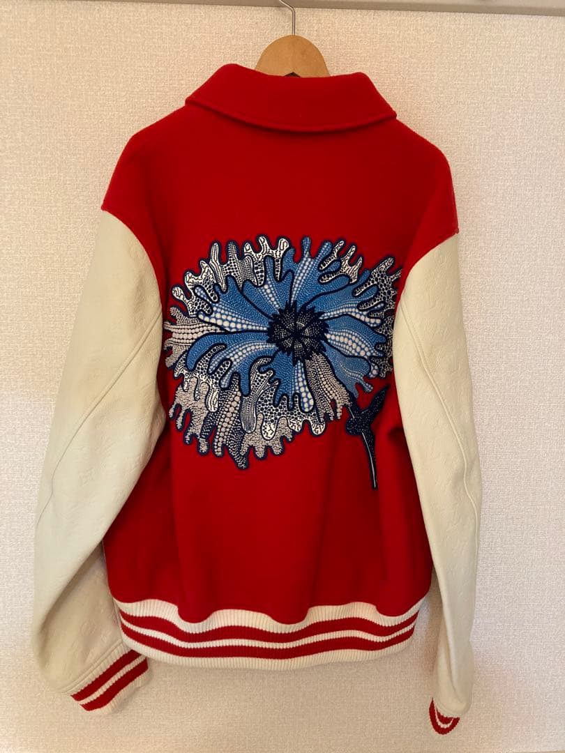Louis Vuitton x Yayoi Kusama Embroidered Varsity Blouson Size 48 - Unused