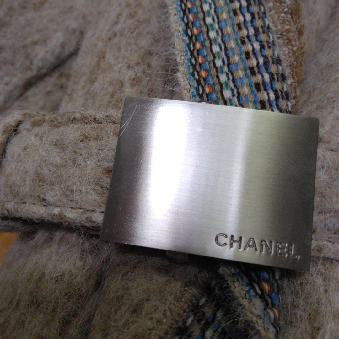 CHANEL Alpaca Coat Size 36 - Unused Near Mint Condition