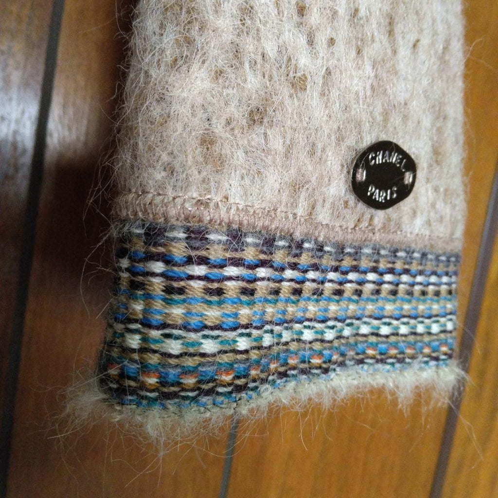 CHANEL Alpaca Coat Size 36 - Unused Near Mint Condition