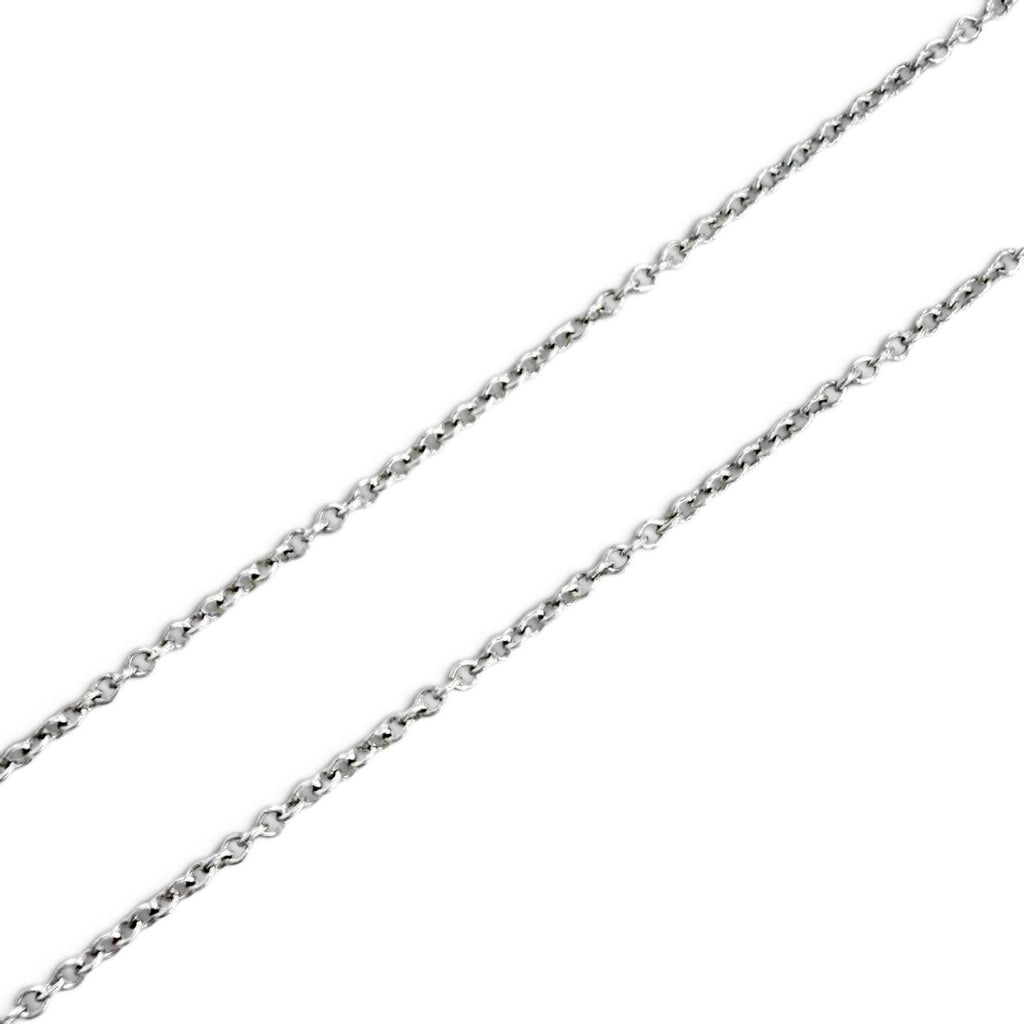 TIFFANY & Co. By the Yard 1P Diamond 0.18ct Necklace PT950 Platinum
