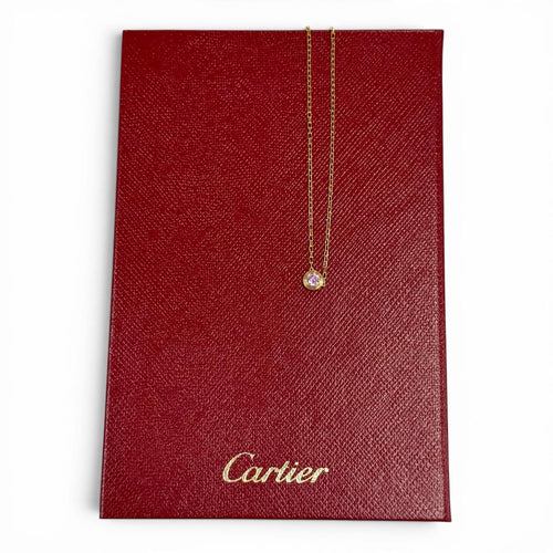 Cartier Damour Pink Sapphire Pendant Necklace 750 Pink Gold (18K PG)