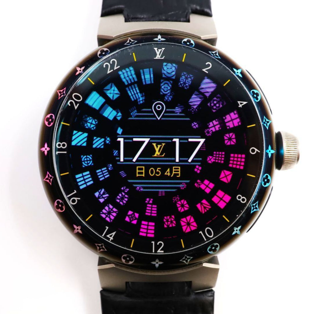 Louis Vuitton Tambour Horizon Light Up V3 Connected Matte Black Smartwatch