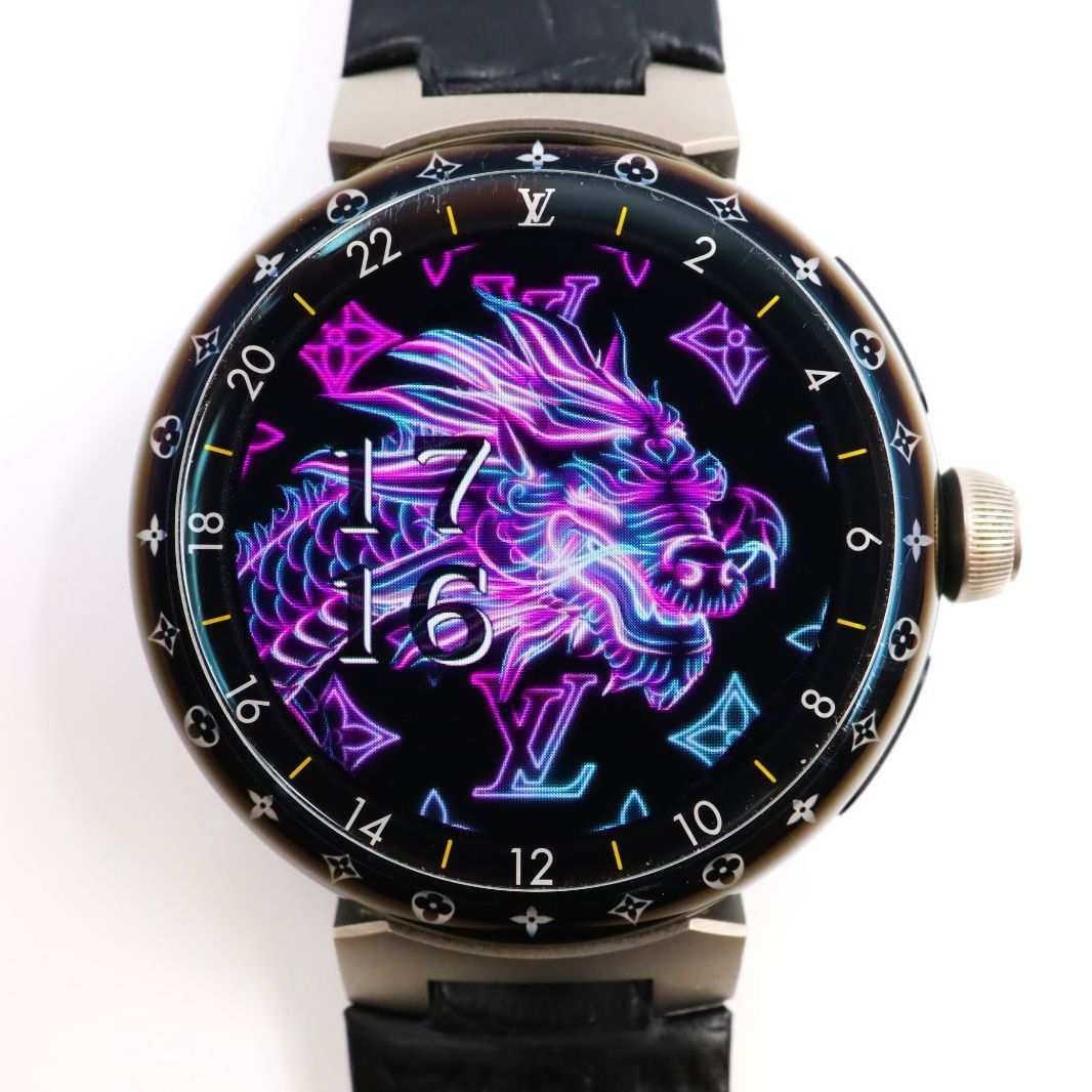 Louis Vuitton Tambour Horizon Light Up V3 Connected Matte Black Smartwatch