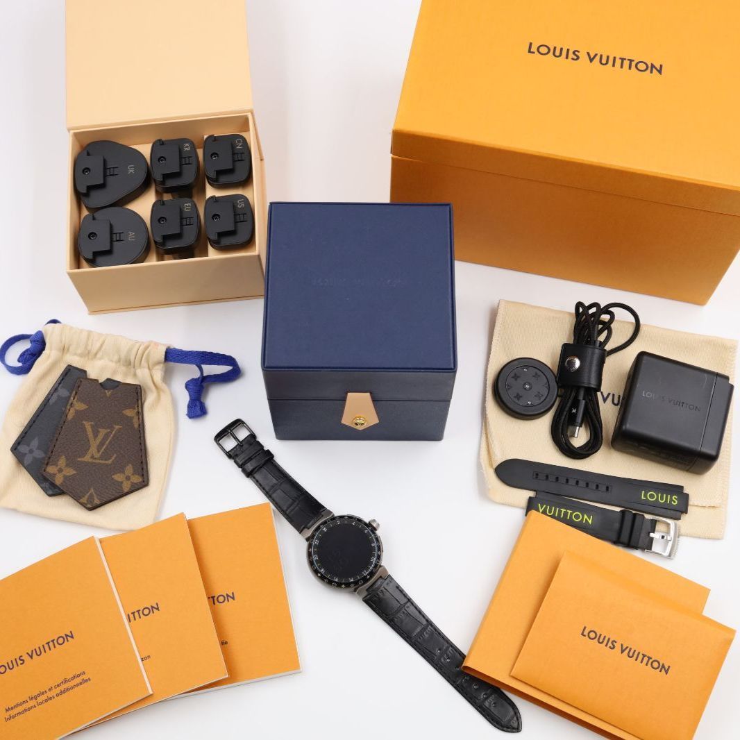 Louis Vuitton Tambour Horizon Light Up V3 Connected Matte Black Smartwatch