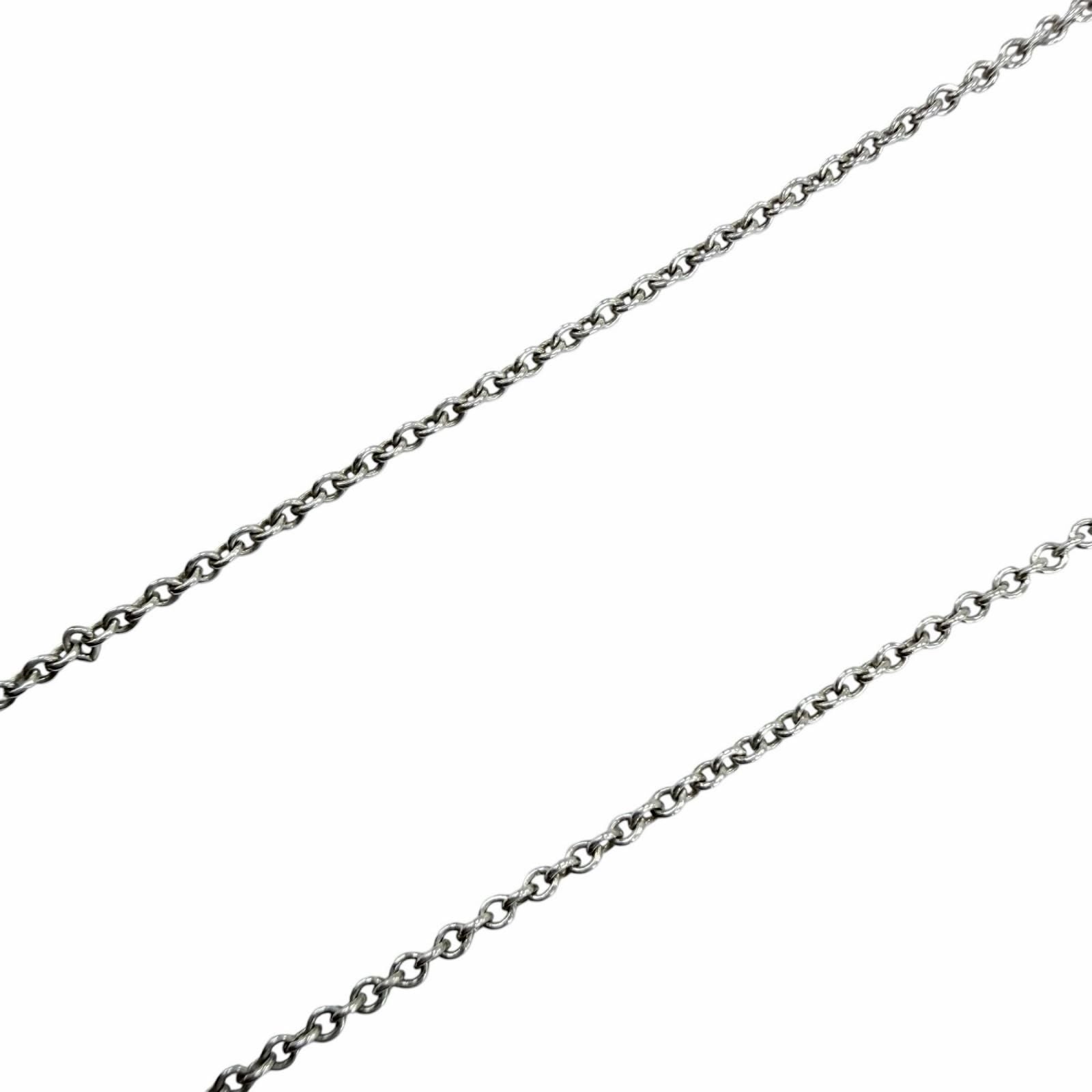 TIFFANY & Co. Elsa Peretti Color by the Yard Tanzanite Pendant Necklace AG925 Silver