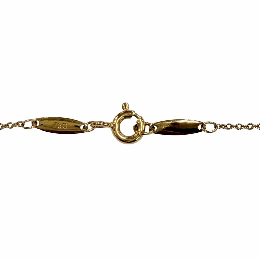 TIFFANY & Co. Elsa Peretti By the Yard 1P Diamond 0.03ct Necklace 750 Yellow Gold (18K YG)