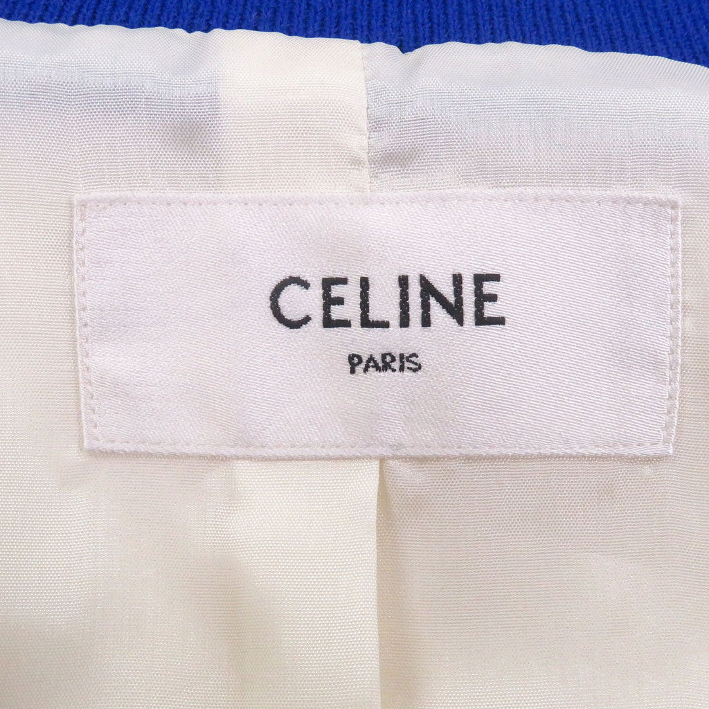 CELINE Sequin Embroidery American Teddy Jacket Blouson Size 48