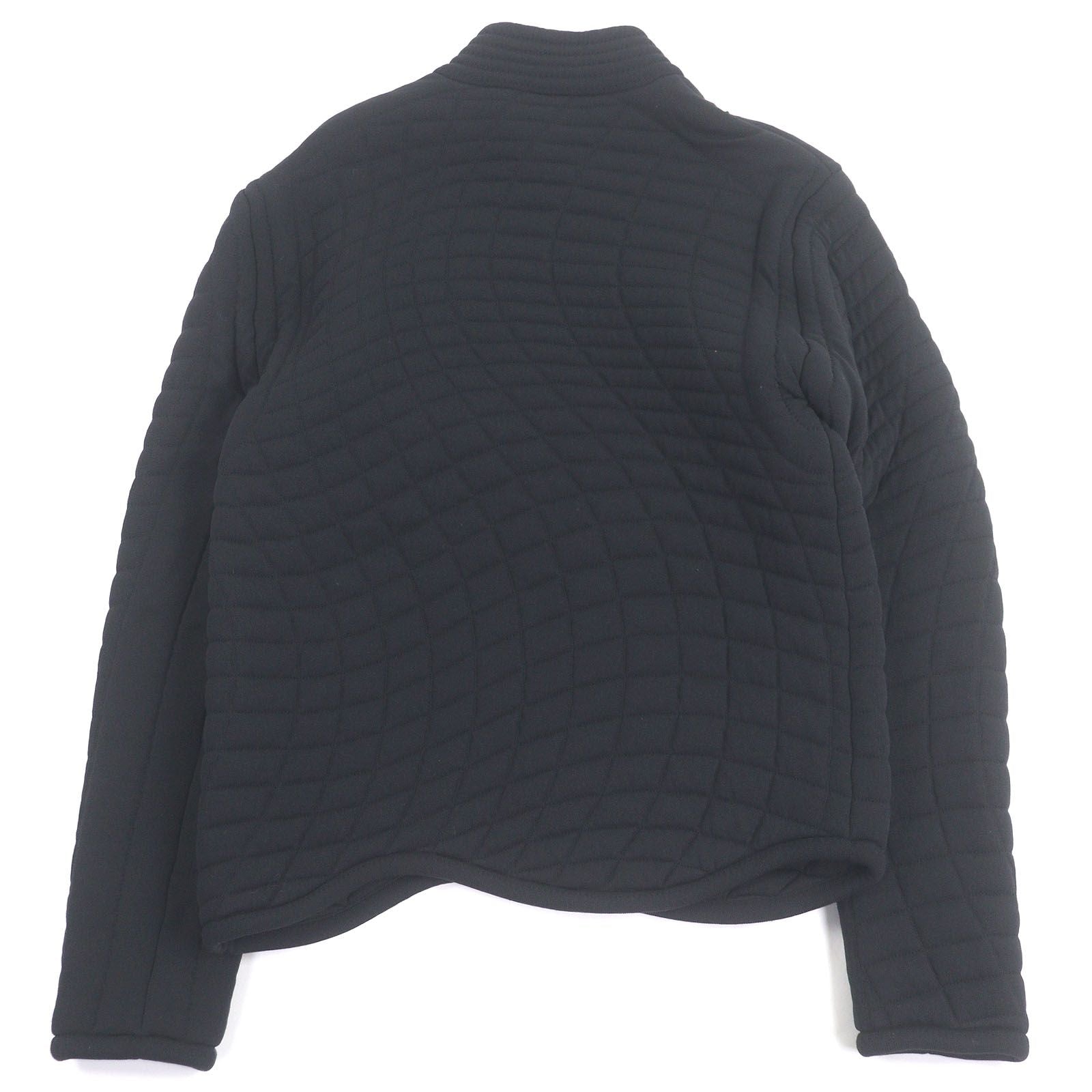 LOUIS VUITTON Plain Rainbow Zip-Up Quilted Jacket Blouson Black