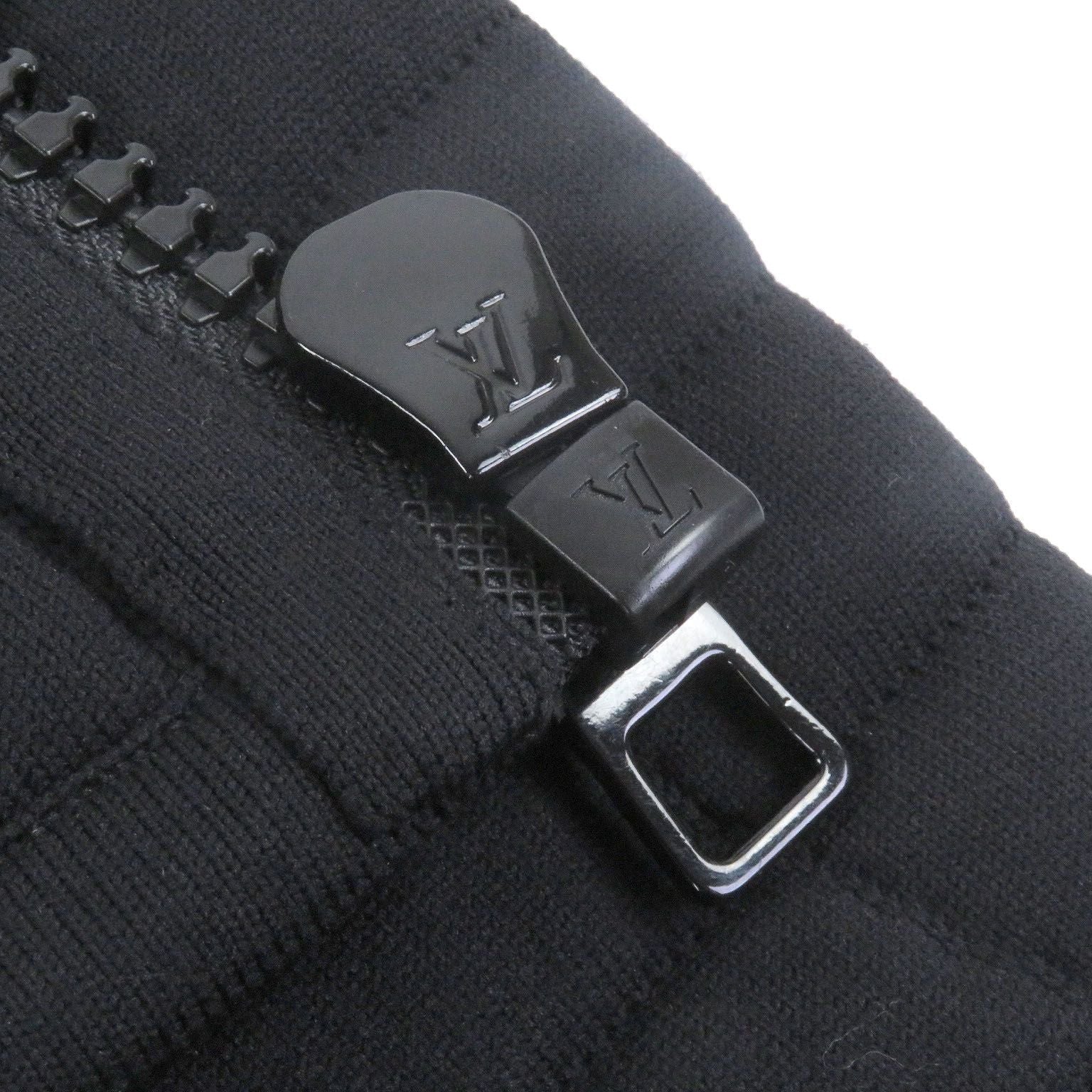 LOUIS VUITTON Plain Rainbow Zip-Up Quilted Jacket Blouson Black