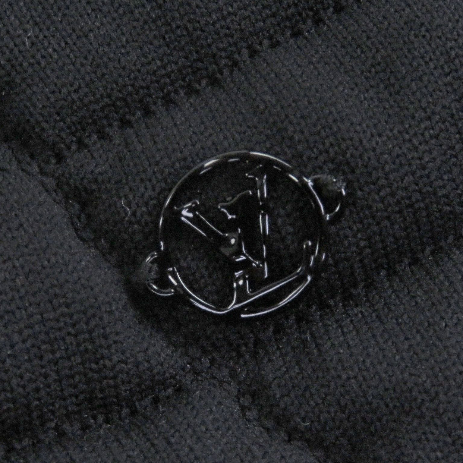 LOUIS VUITTON Plain Rainbow Zip-Up Quilted Jacket Blouson Black