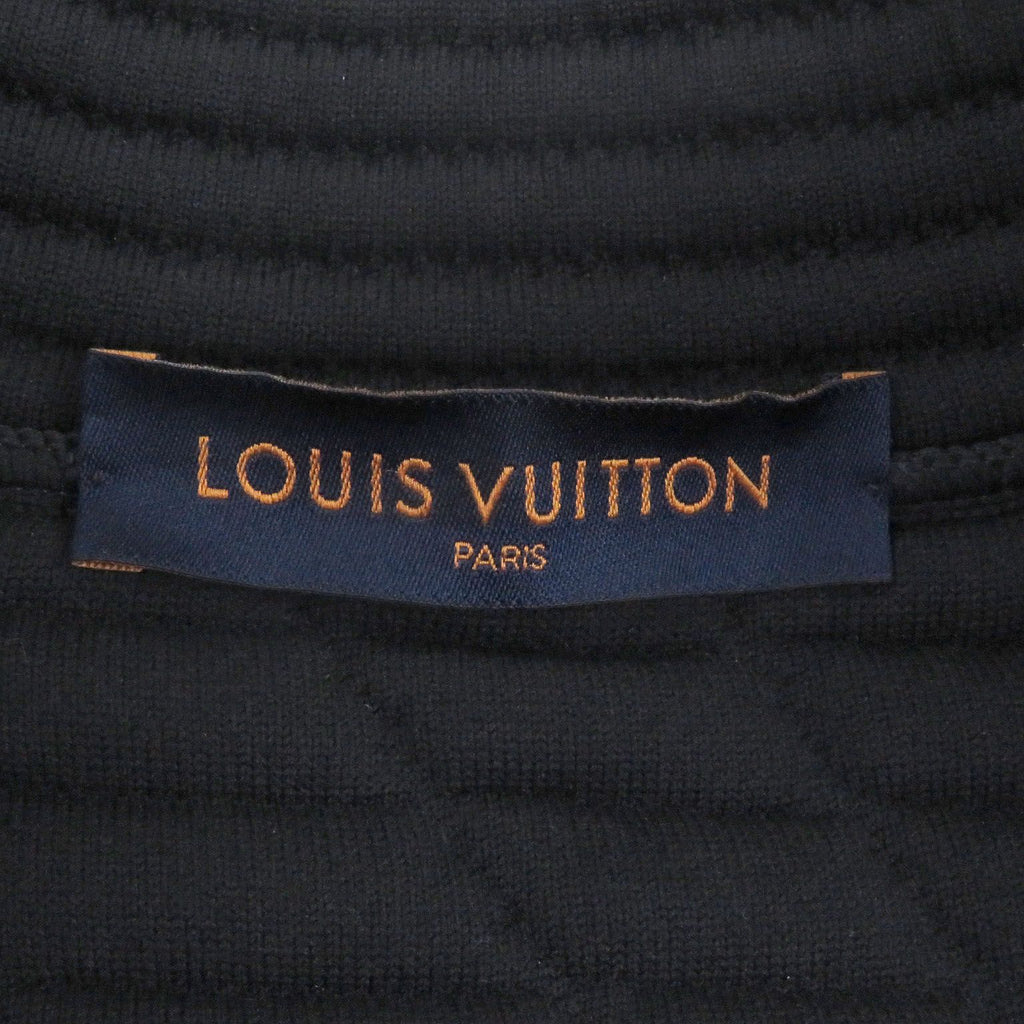 LOUIS VUITTON Plain Rainbow Zip-Up Quilted Jacket Blouson Black