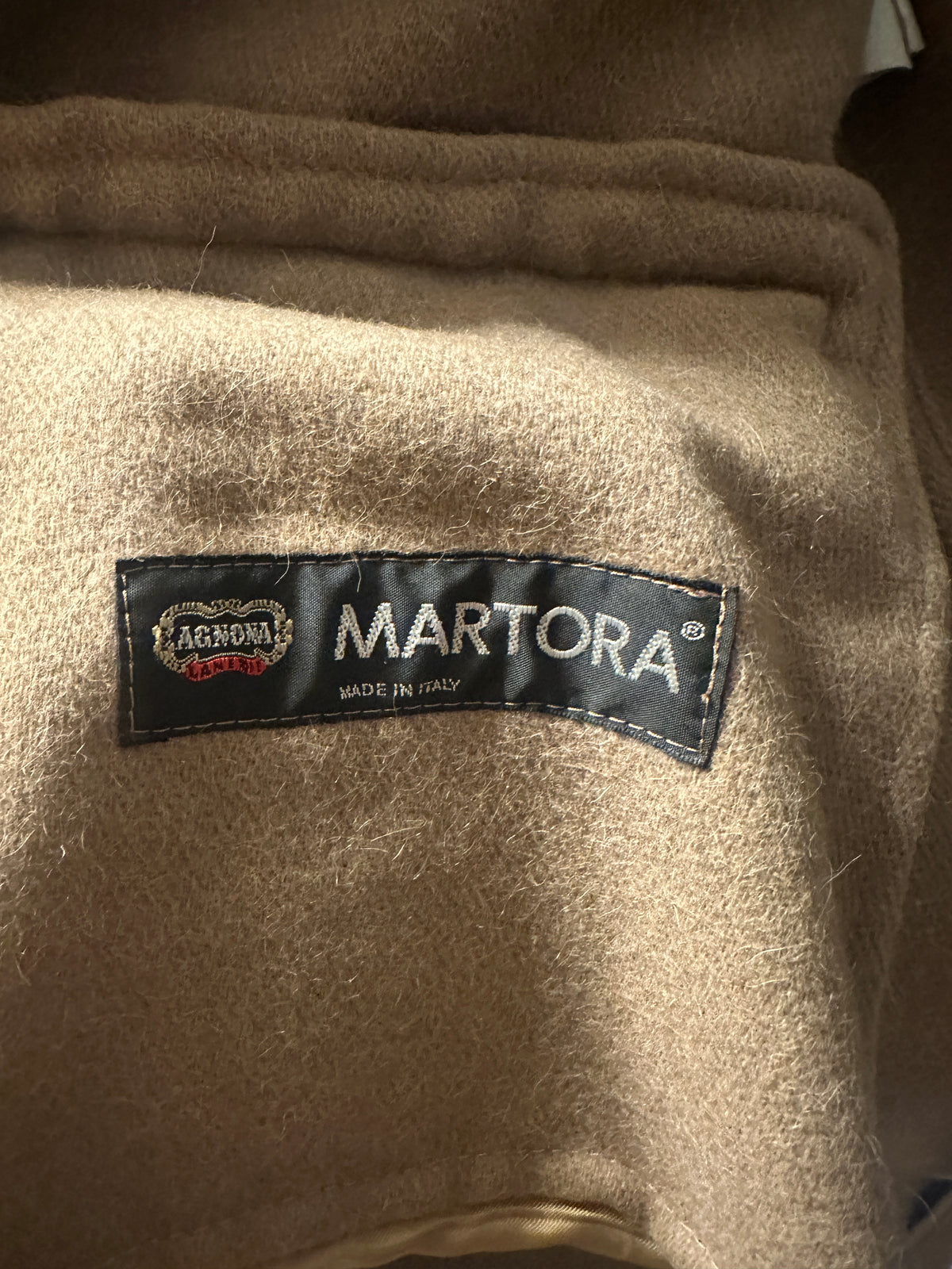AGNONA MARTORA Alpaca and Wool Coat Made in Italy Size 40