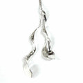TIFFANY & Co. Frank Gehry Double Orchid Drop Necklace SV925 Silver