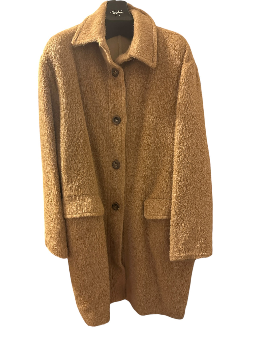 AGNONA MARTORA Alpaca and Wool Coat Made in Italy Size 40
