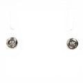 TIFFANY & Co. Elsa Peretti Diamond By the Yard Earrings SV925 Silver