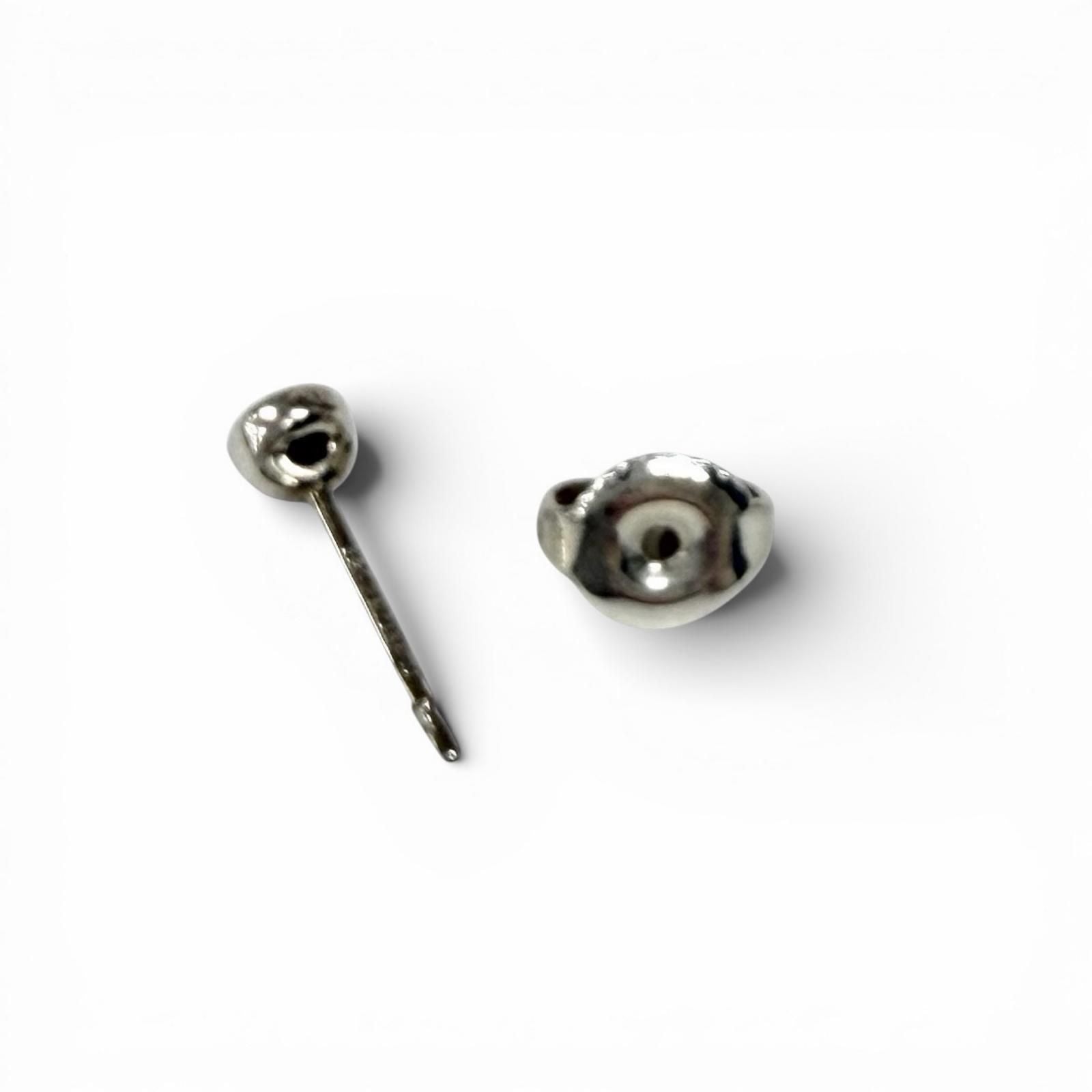 TIFFANY & Co. Elsa Peretti Diamond By the Yard Earrings SV925 Silver