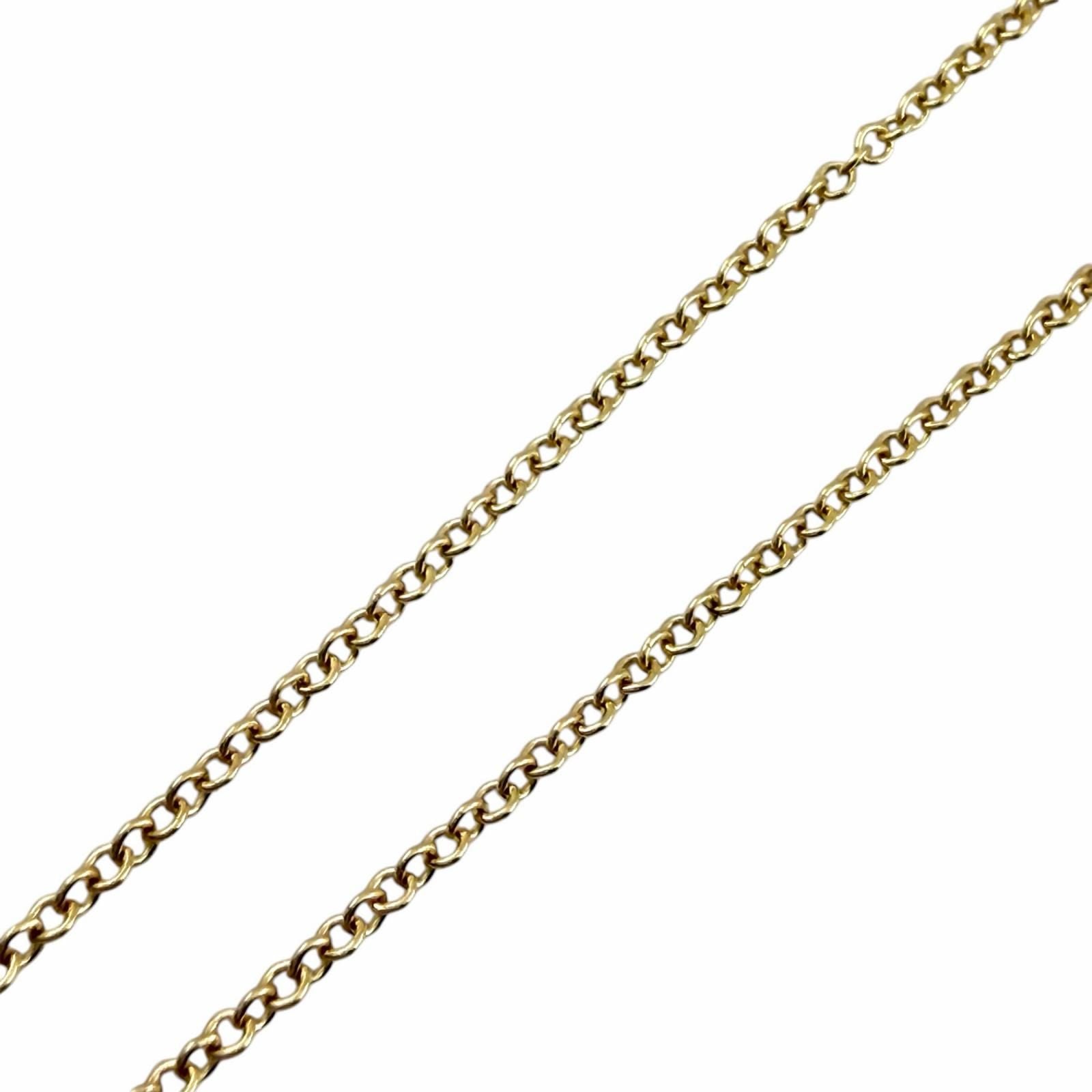 TIFFANY & Co. Elsa Peretti By the Yard 1P Diamond 0.03ct Bracelet 750 Yellow Gold (18K YG)