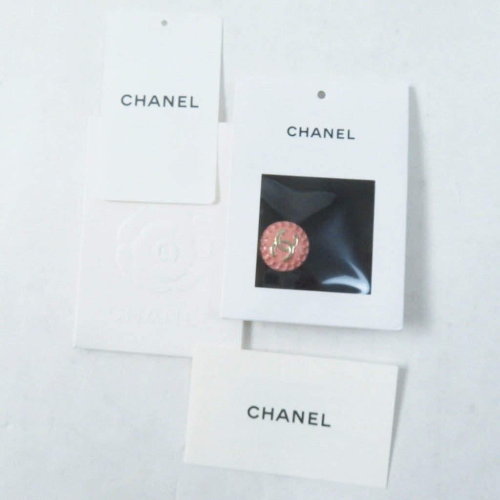 CHANEL 22B Silk Blend CC Button Tweed Velvet Coat Black Pink